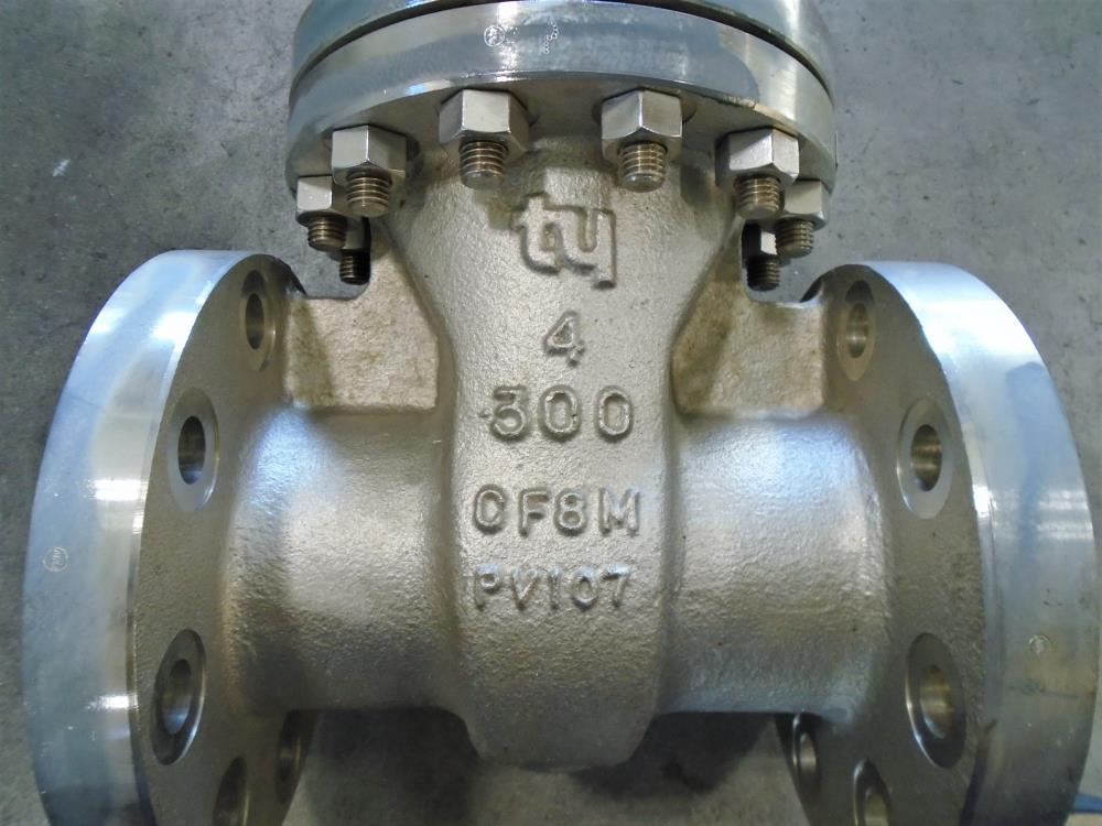 TY 4" 300# CF8M Gate Valve, Fig# 201RF0912